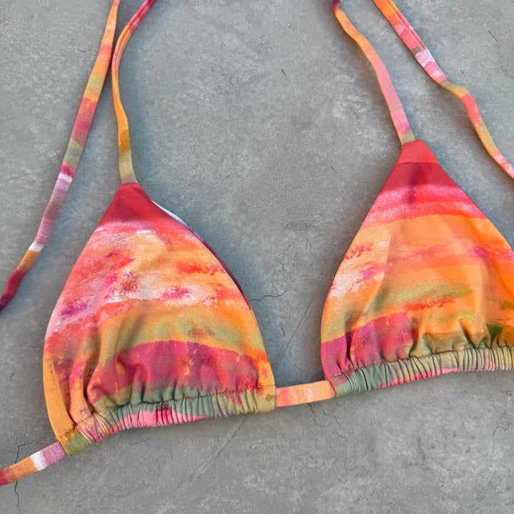 Aperol Sunsets Triangle Bikini Top-1