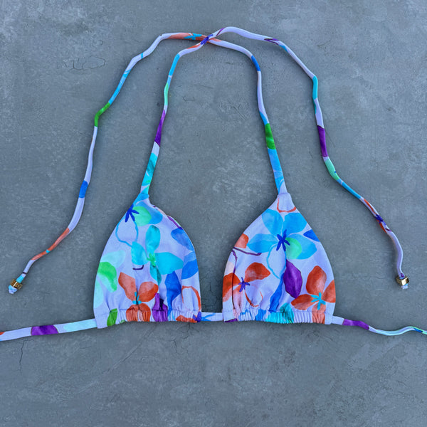 Spring Garden Triangle Bikini Top-0