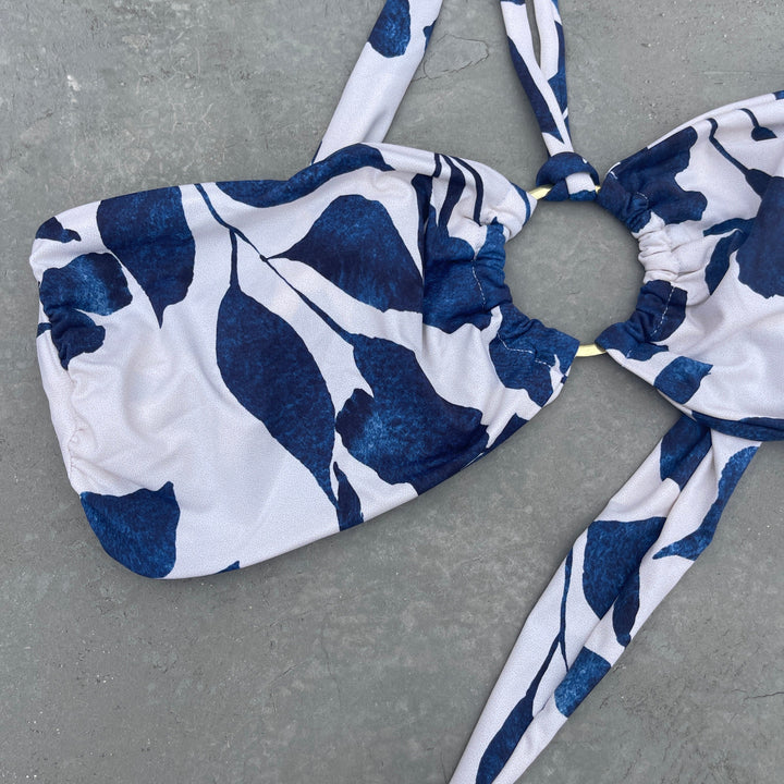 Sapphire Bloom Strapless Bikini Top-2