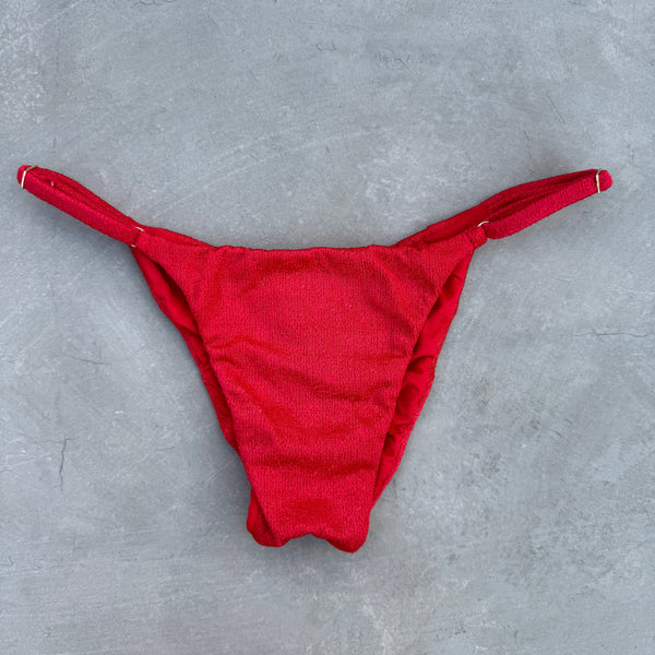 Fuego Del Mar Lux Textured Tanga Bikini Bottom-0