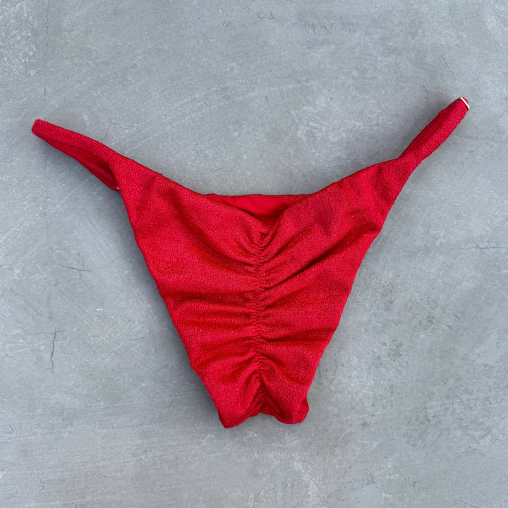 Fuego Del Mar Lux Textured Tanga Bikini Bottom-1