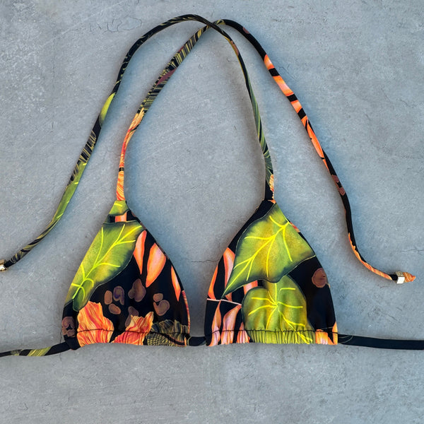 Hawaiian Flame Triangle Bikini Top-0