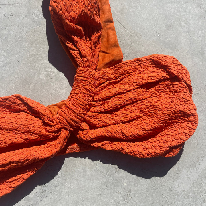 Sunkissed Amber Greek Bikini Top-2