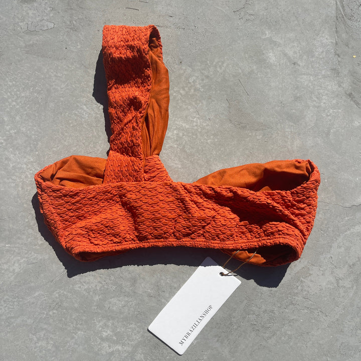 Sunkissed Amber Greek Bikini Top-1