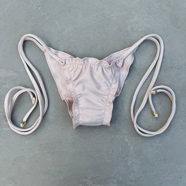 Luminous Bare Ripple Side Tie Bikini Bottom-0