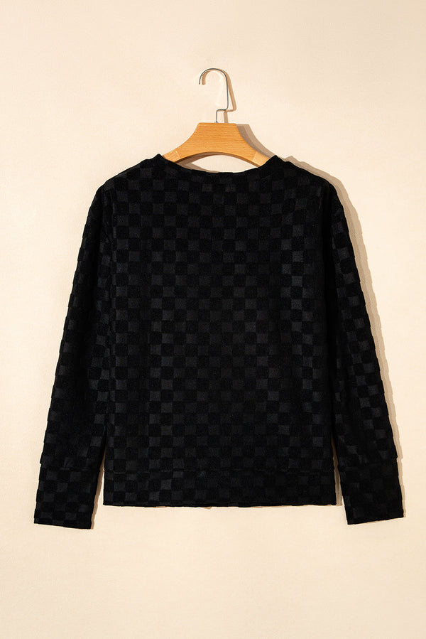 Tiffany Textured Thumbhole Sleeve Top-5