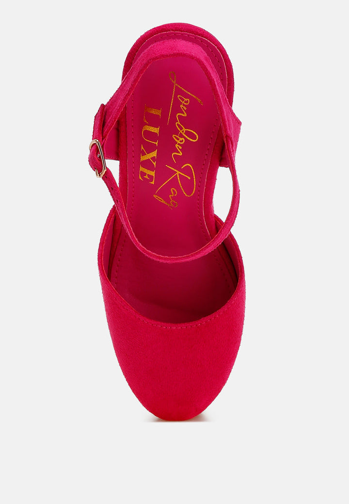 Manifest Dual Tone Wedge Sandals-3