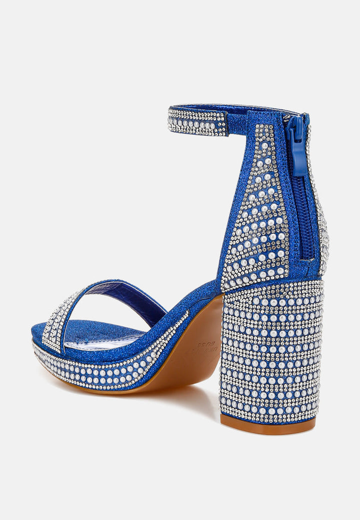 Mejuri Rhinestones And Pearl Embellished Sandals-2