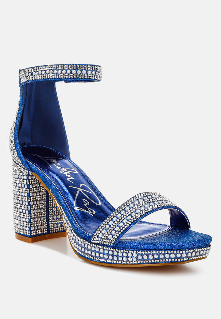 Mejuri Rhinestones And Pearl Embellished Sandals-1