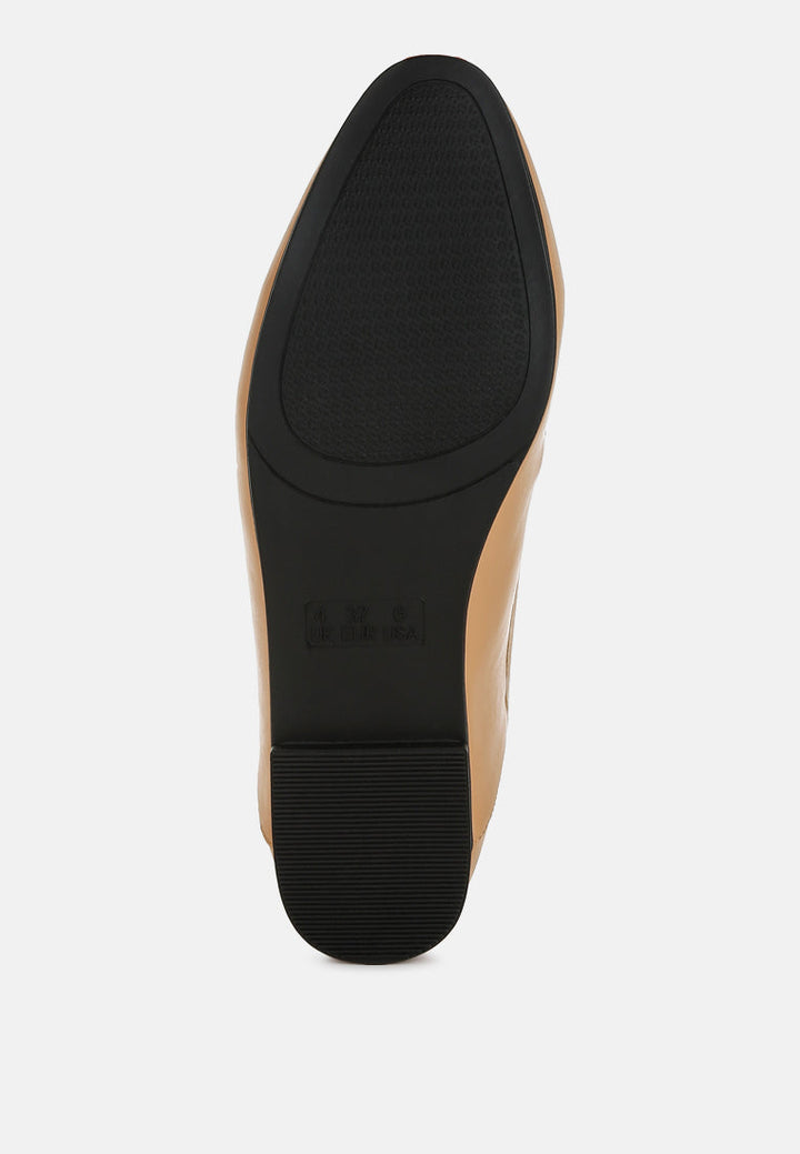 Melisma Horsebit Embellished Loafers-4