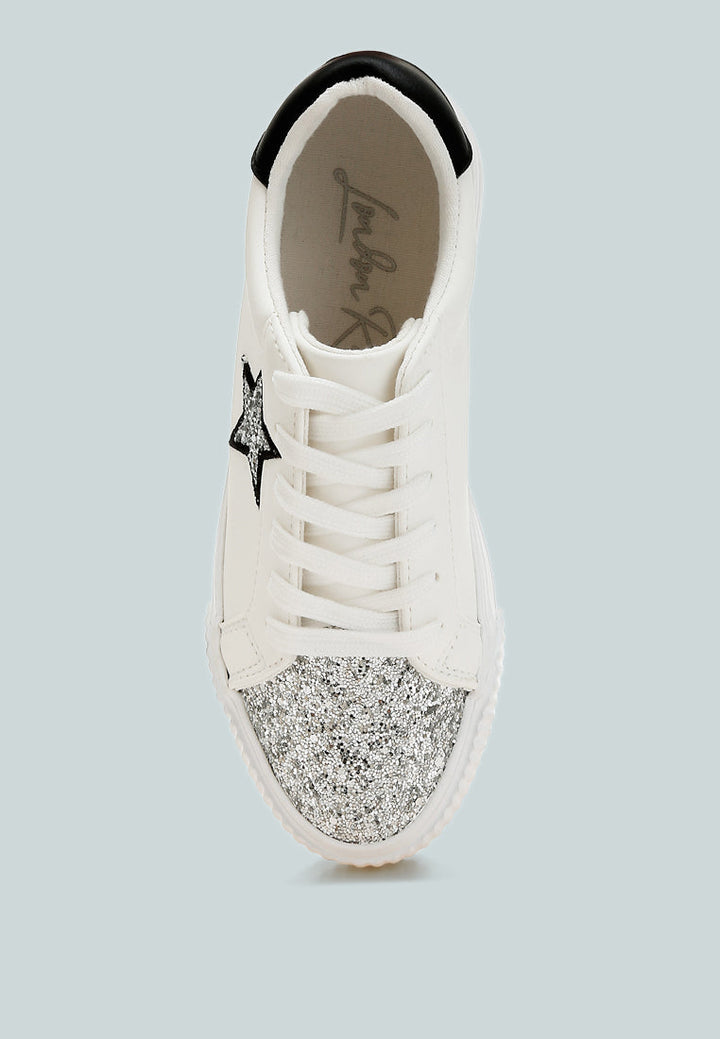 Merida Glitter Patch Chunky Sneakers-3