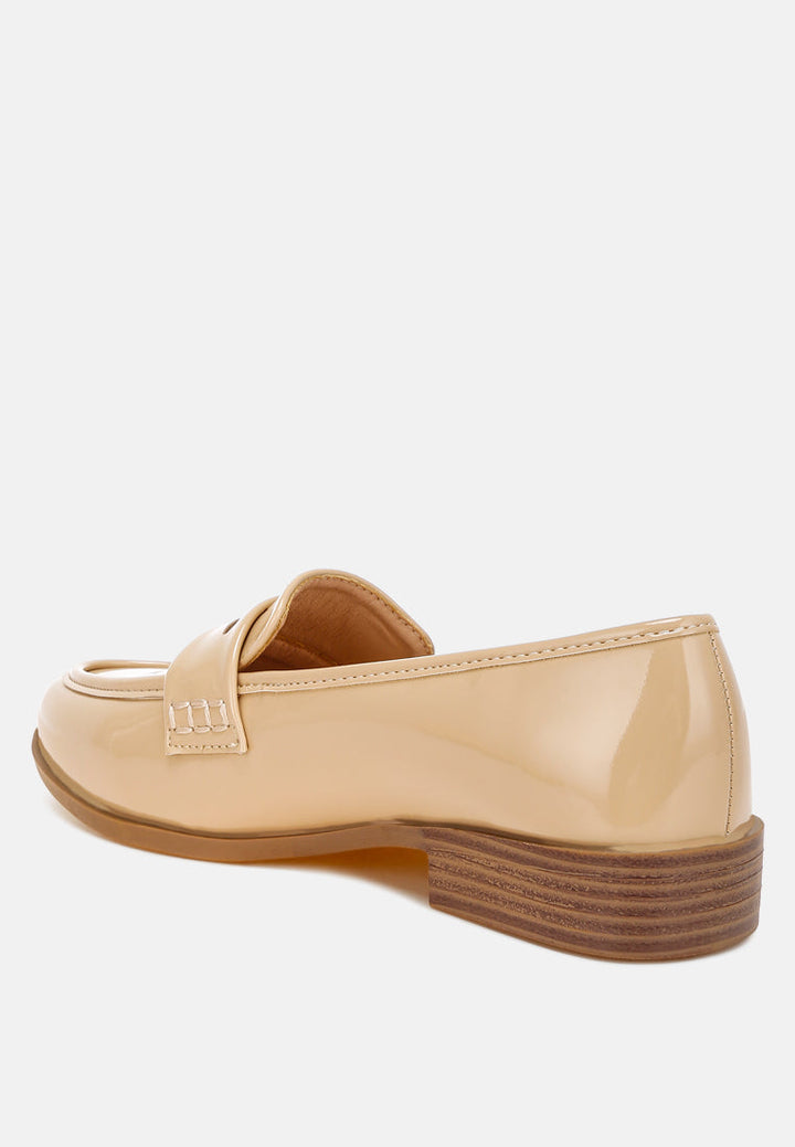 Mogul Penny Strap Detail Loafers-2