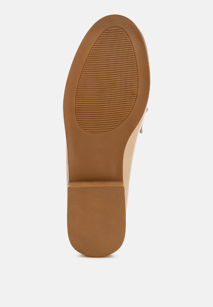Mogul Penny Strap Detail Loafers-4