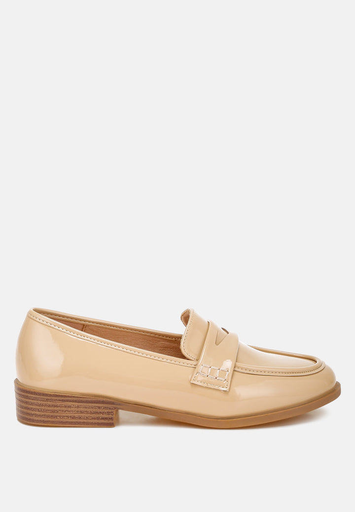 Mogul Penny Strap Detail Loafers-0