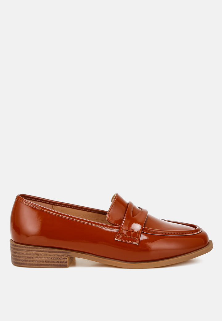 Mogul Penny Strap Detail Loafers-6