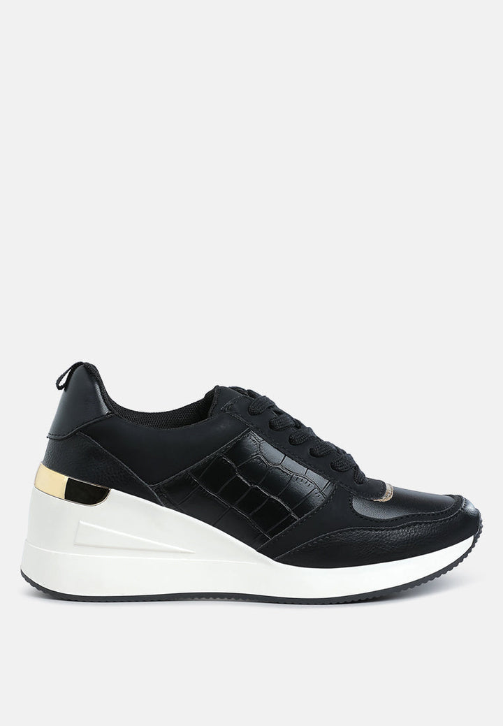 Noltas Chunky Wedge Heel Sneaker-5