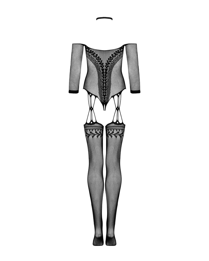 Sexy Crotchless Fishnet Bodystocking Obsessive Elegance-3