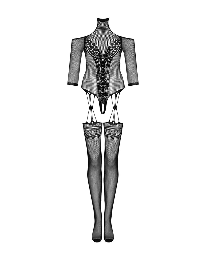 Sexy Crotchless Fishnet Bodystocking Obsessive Elegance-2