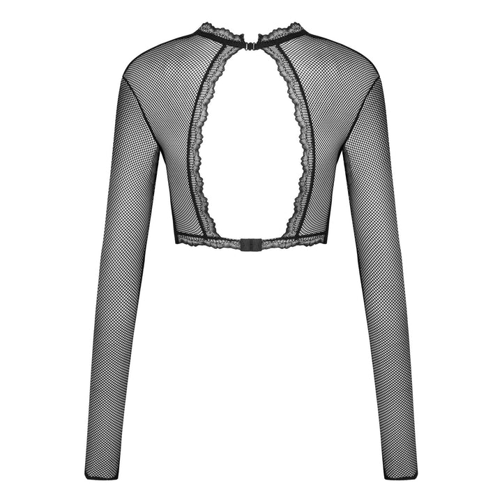 Sexy Fishnet Open Cup Top Obsessive Mibelia-3