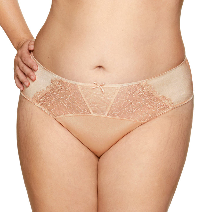 Semi Sheer Bikini Panty Pamela Beige-4