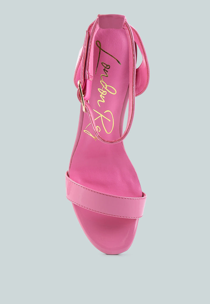 Poloma Clear Block Heel Party Sandals-3