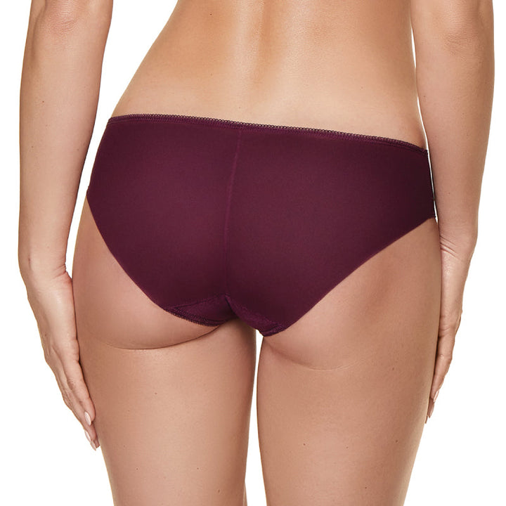 Semi Sheer Low Rise Bikini Panty Pamela Aubergine-1
