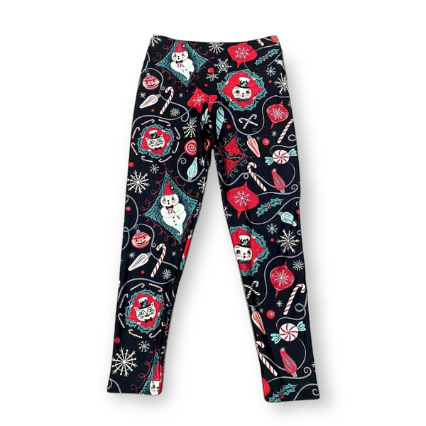 Frosty Spookmas Eve (Johanna Parker Exclusive) - High-quality Handcrafted Vibrant Leggings-0