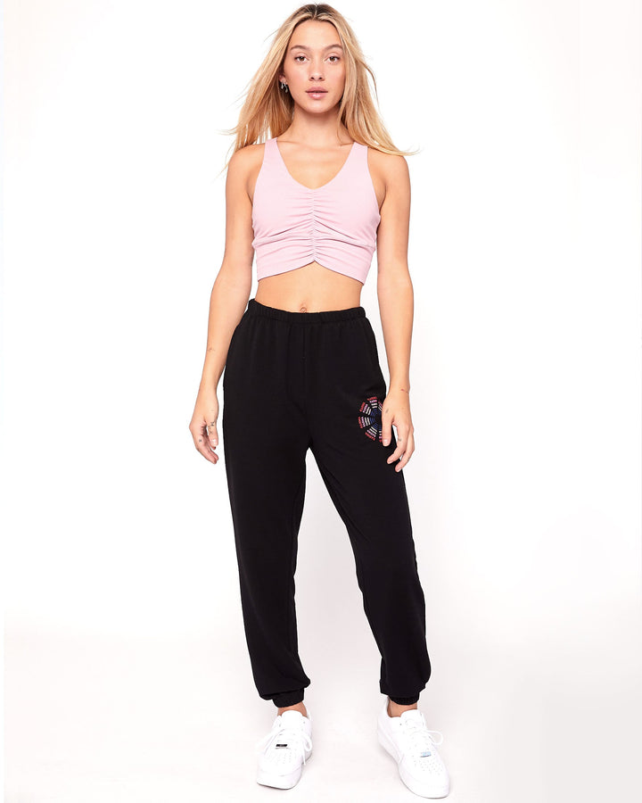 Karma Graphic Viscose Blend Sweatpants-4