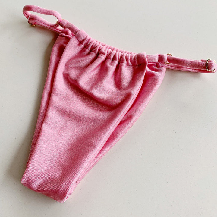 Sugar Pink Tanga Curtain Bikini Bottom-1