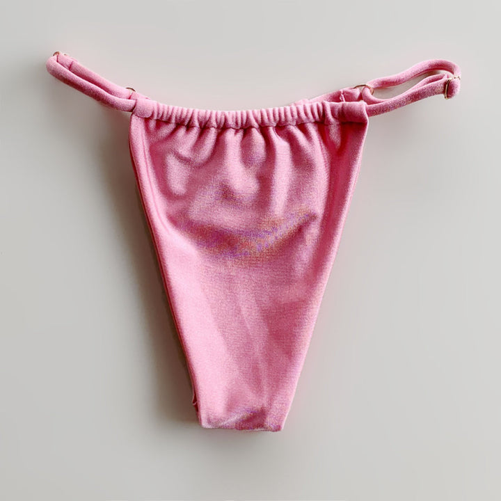 Sugar Pink Tanga Curtain Bikini Bottom-2