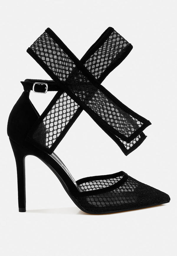 Regenta Big Bow Detail Stiletto Sandals-5