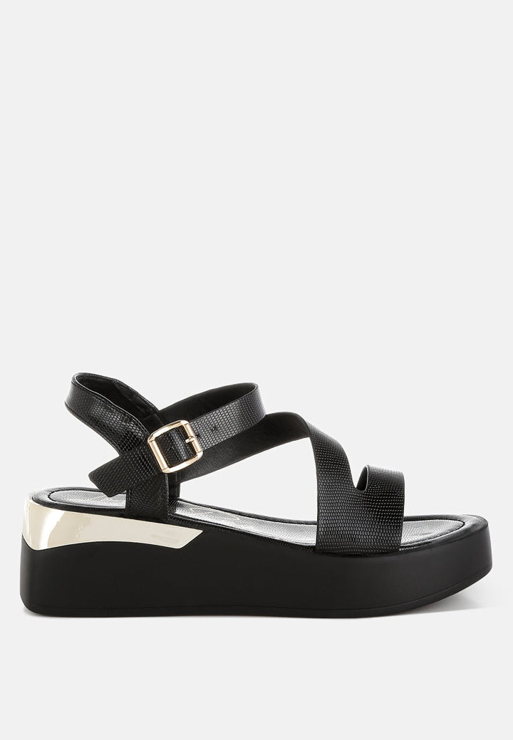 Ronja Chunky Flatform Sandals-5