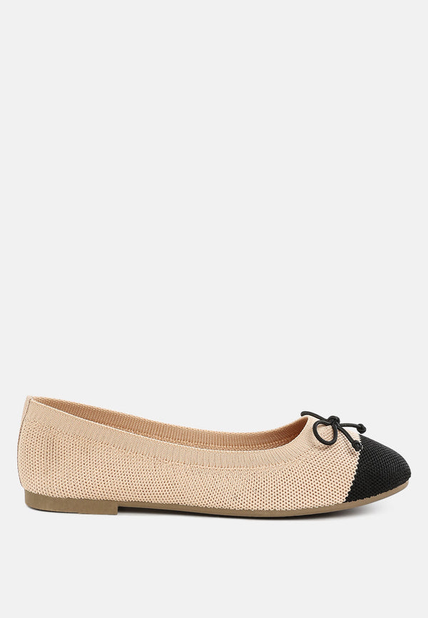 Rosario Two Tone Ballerinas-5