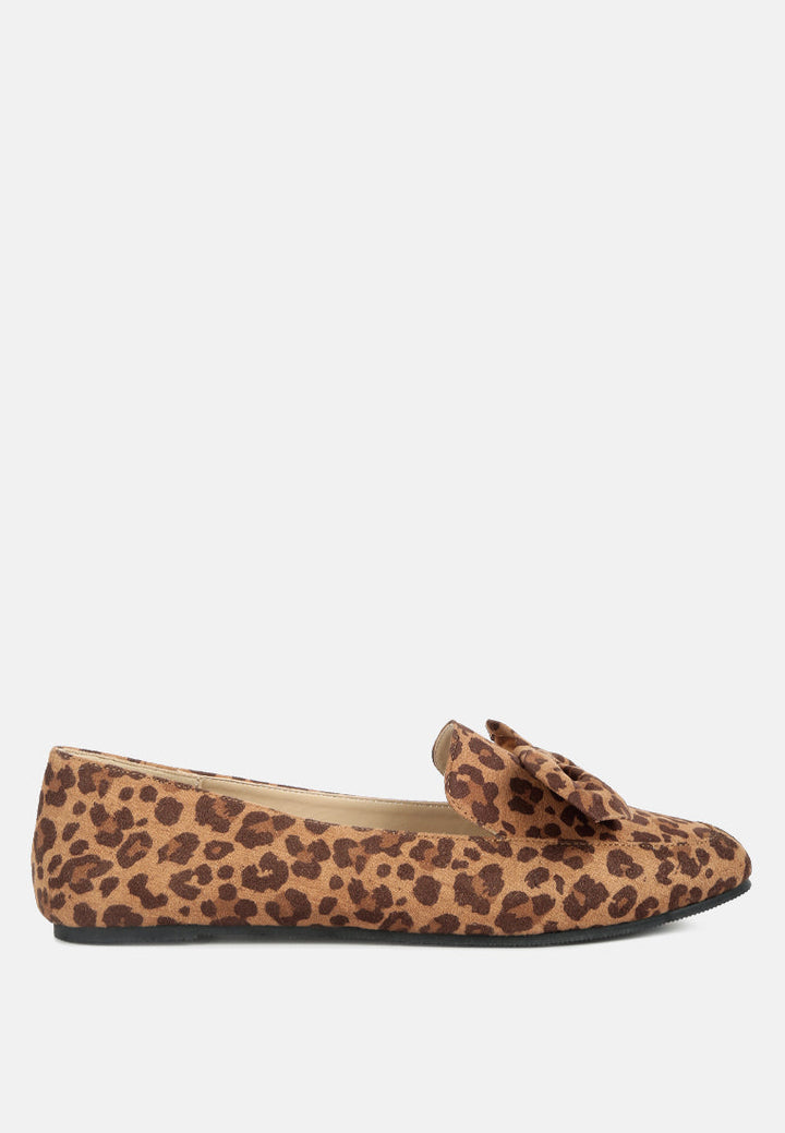 Remee Front Bow Loafers-7