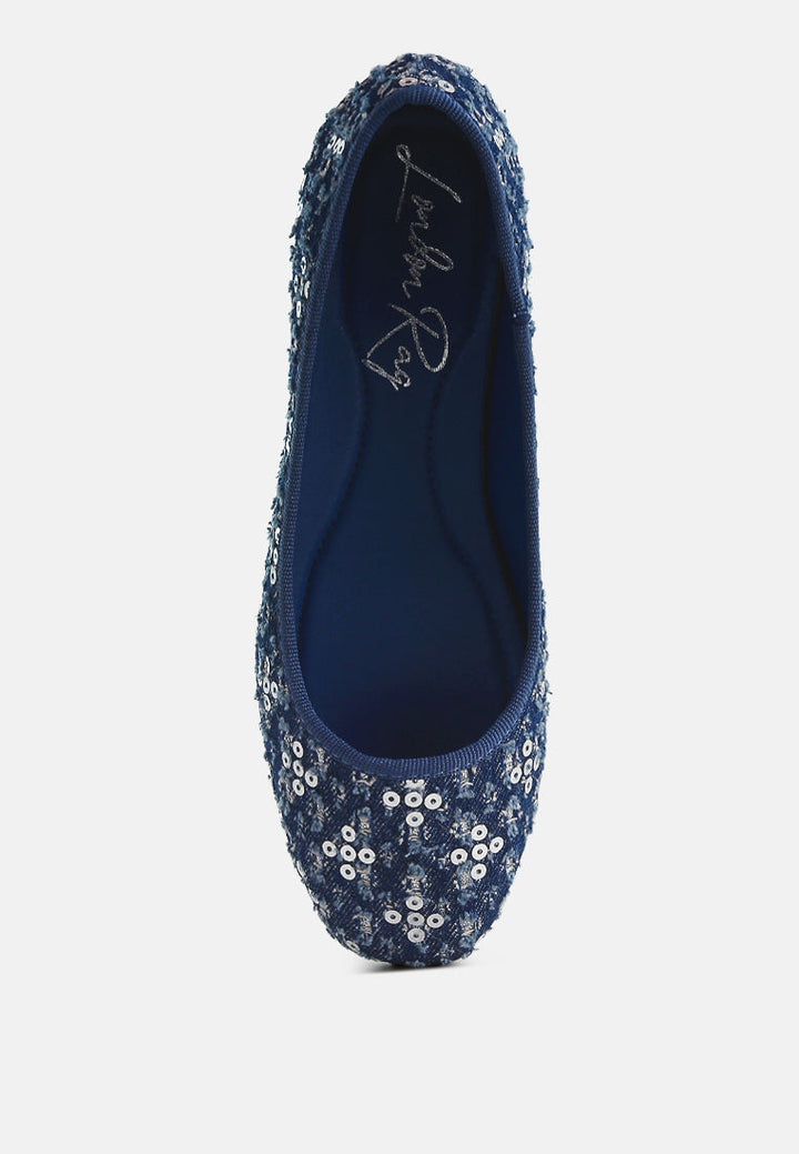 Sujet Sequin Ballet Flats-3