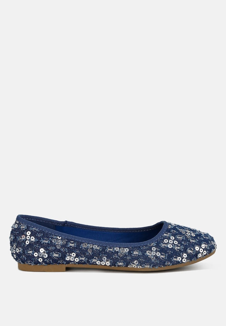 Sujet Sequin Ballet Flats-0
