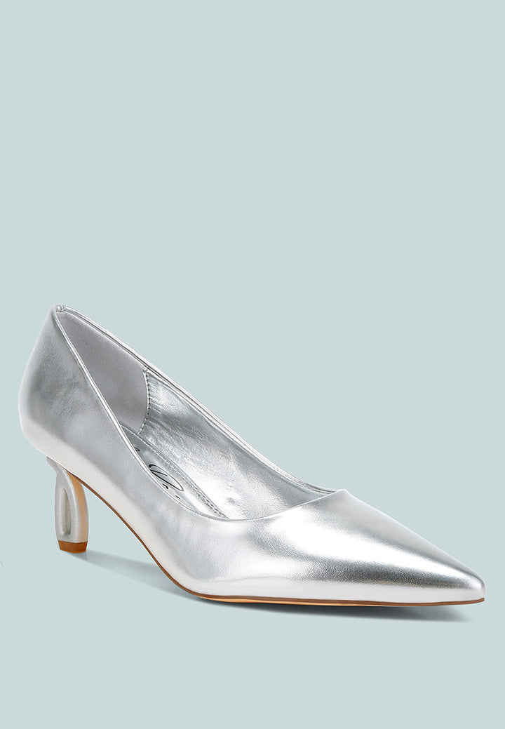 Tagetes Metallic Fantasy Heel Pumps-1