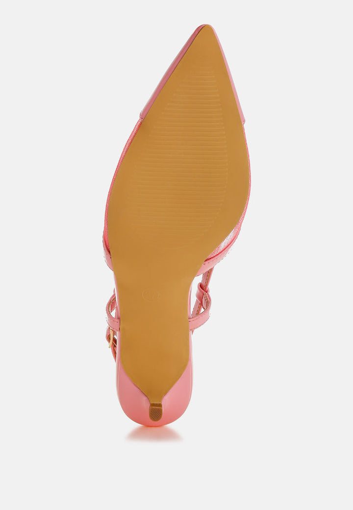 Temptress Mesh Slingback Sandals-4