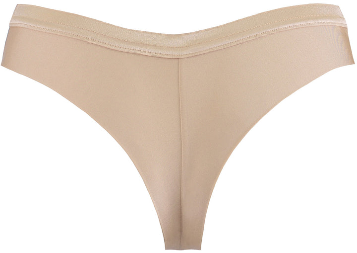 Soft Brazilian Thong Panty Axami Stripe Nude-3