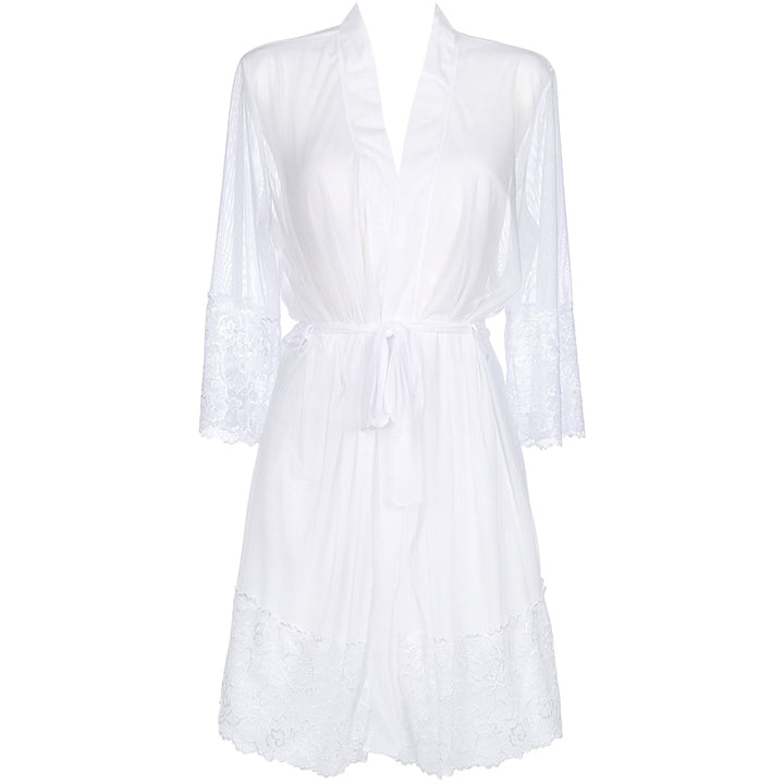 Sheer Robe Axami Naughty in Nude White-2