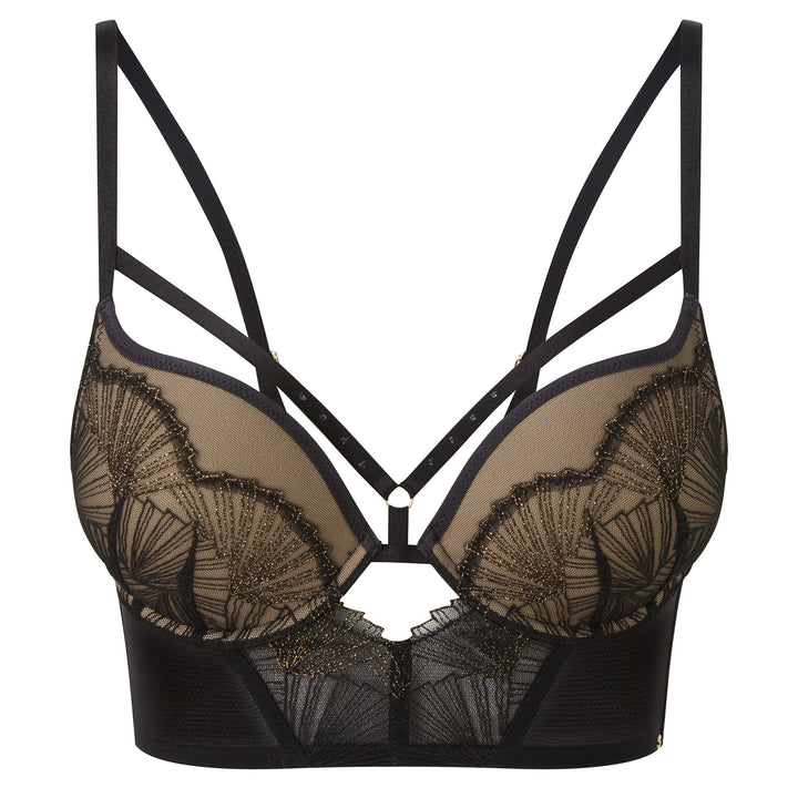 Gossard VIP Captivate Longline Padded Plunge Bra-2