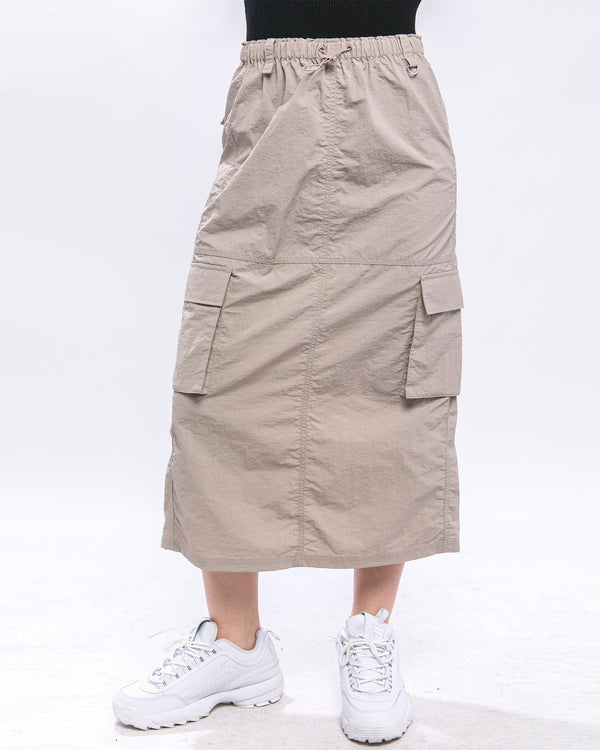 SIDE POCKET CARGO SKIRT-0