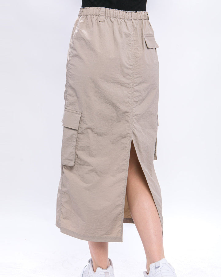 SIDE POCKET CARGO SKIRT-1