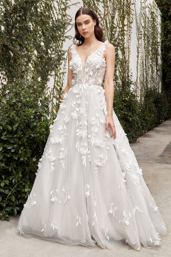Liza Floral Wedding Gown-0