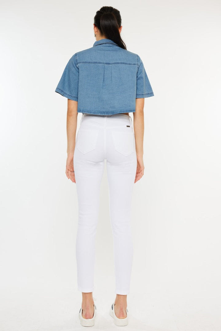 Kancan High Rise Ankle Skinny Jeans-1