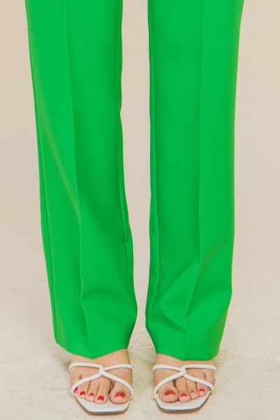 LOVE TREE High Waist Straight Pants-2
