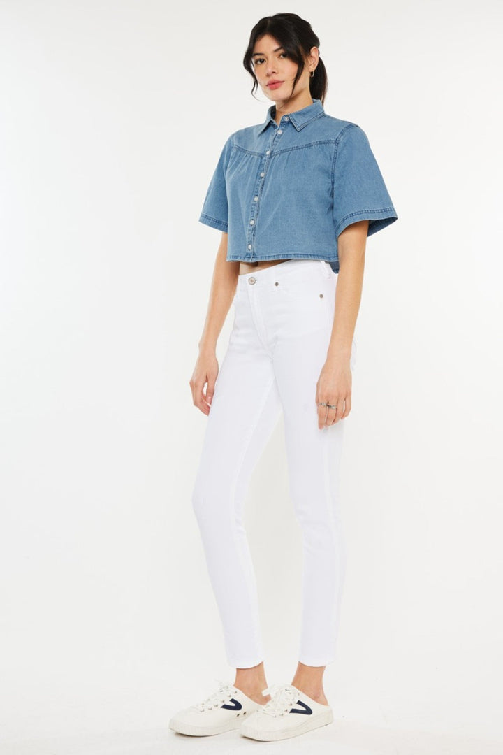 Kancan High Rise Ankle Skinny Jeans-4