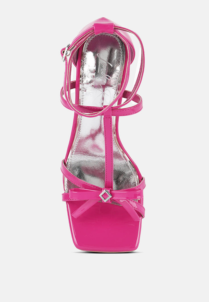Affluence Jeweled High Heel Sandals-3