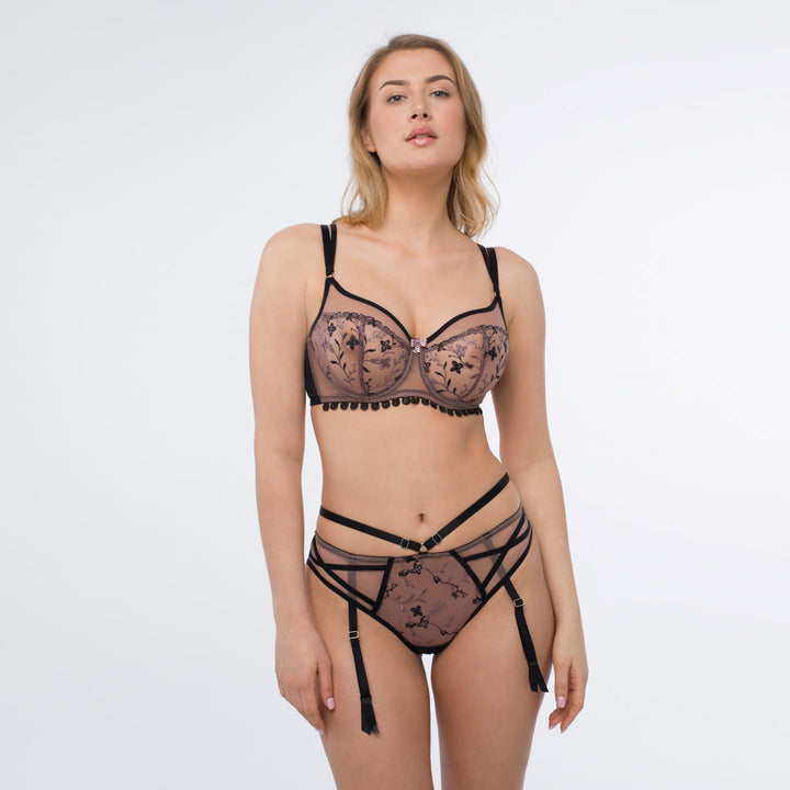 Transparent Embroidered Tanga Panty Antinea-4