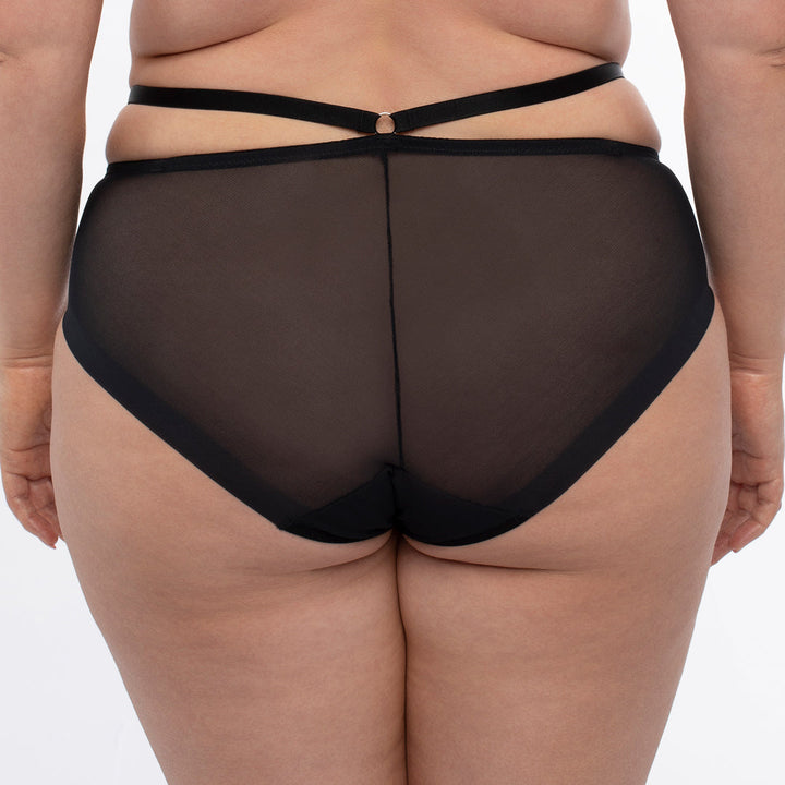 Transparent Tulle Embroidered Bikini Panty Antinea-2